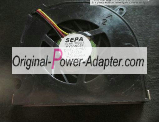 SEPA HY55M05F 5V 0.25A 205843P cooling CPU fan